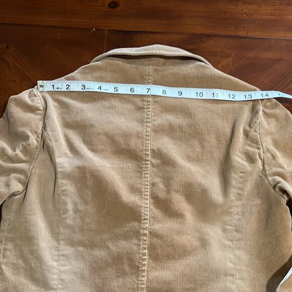 Duck Head Jeans Co Tan Camel Corduroy Blazer Jacket Size Small Preppy - Picture 11 of 13